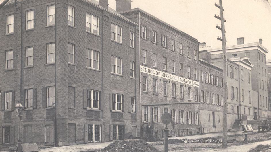 The Columbia School of Mines, the first mining and metallurgy school in the U.S. and the precursor to today’s Fu Foundation School of Engineering and Applied Science, was established in 1864.