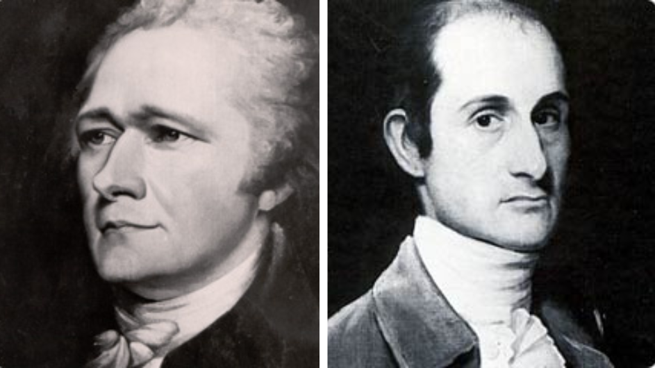 Alexander Hamilton and John Jay