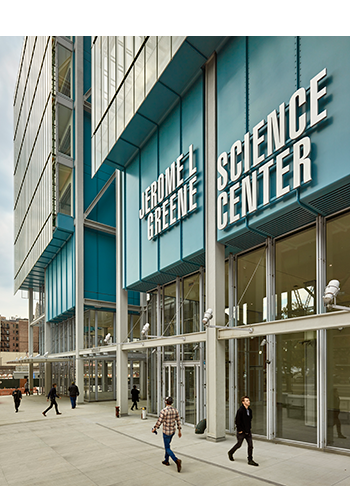 Jerome L. Greene Science Center on the Columbia University Manhattanville campus. Credit: Frank Oudeman