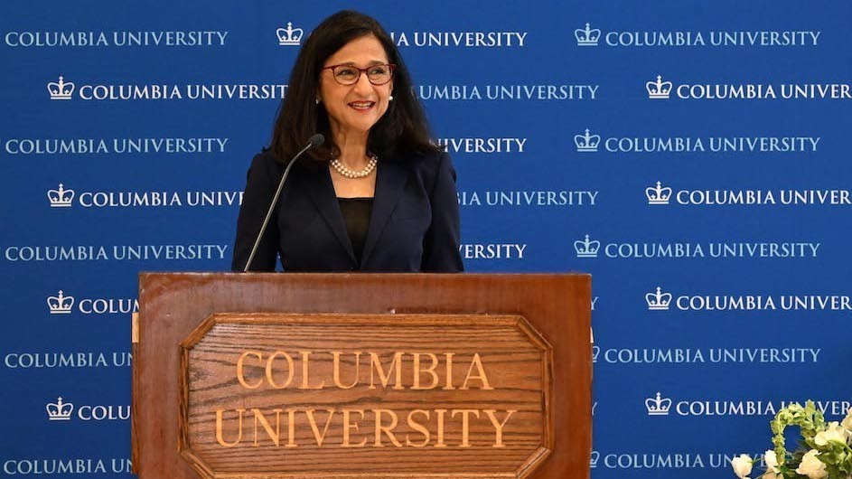 Nemat Minouche Shafik named Columbia University's 20th president.