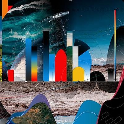 Artistic illustration for Columbia University LEAP AI-Climate Modeling Center