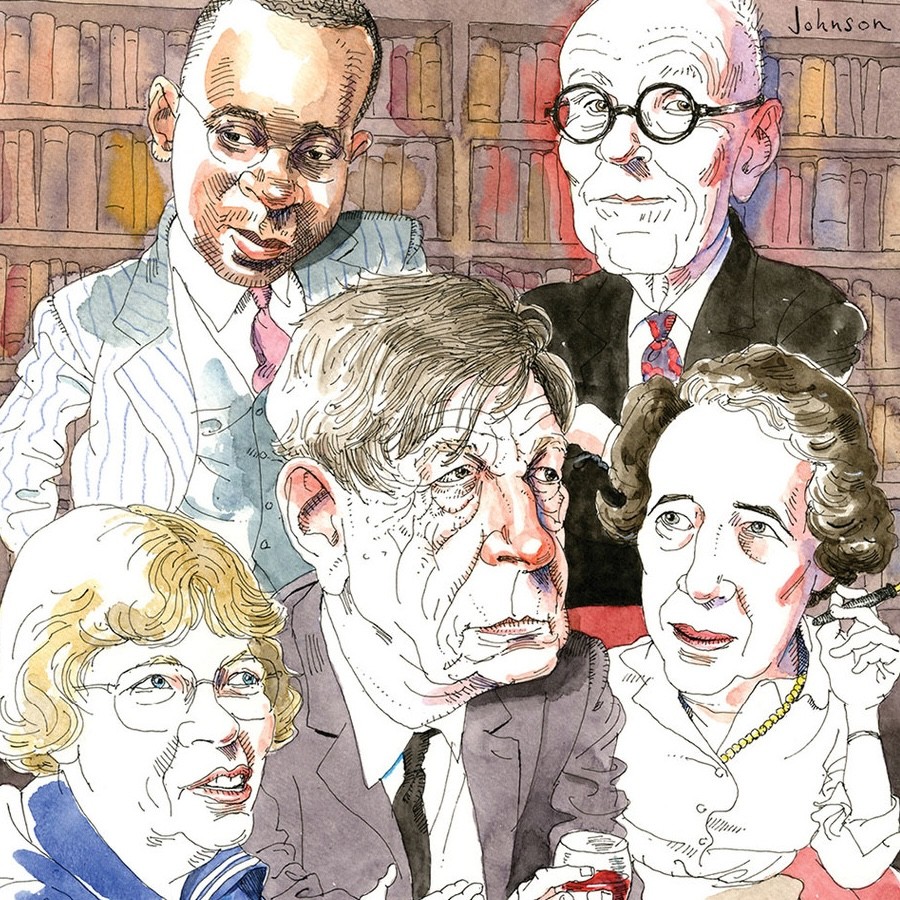An illustration of participants in the University Seminars.