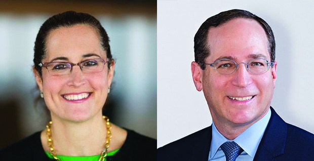 Lisa Carnoy and Jonathan Lavine will help the university usher in a new era. Lisa Carnoy and Jonathan Lavine