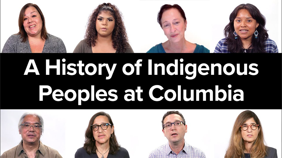 A history of indigenous peoples at Columbia