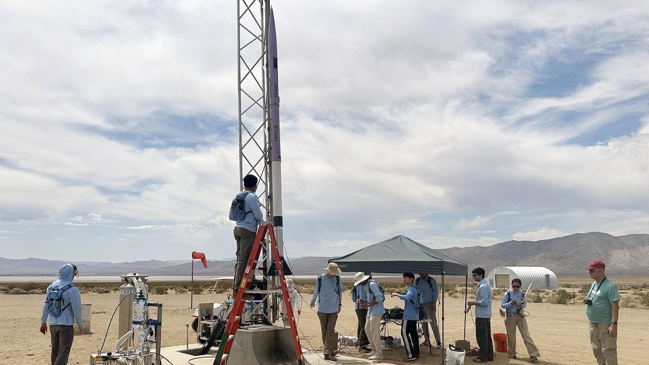 Columbia Students Reach New Heights in Hybrid Rocketry