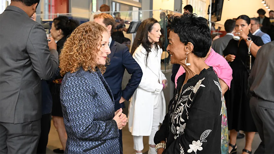 Columbia University President Jennifer L. Mnookin Hosts Community Partners Breakfast