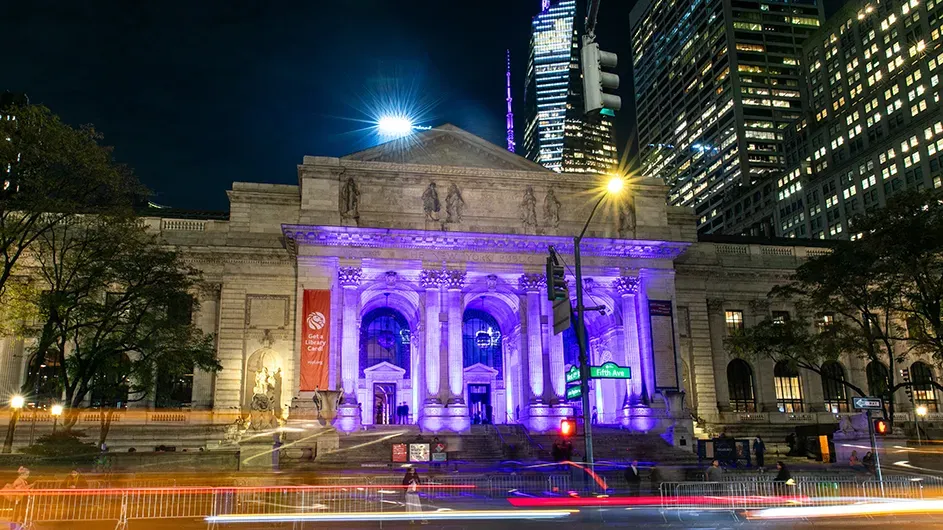 Columbians Welcome President Mnookin at New York Public Library