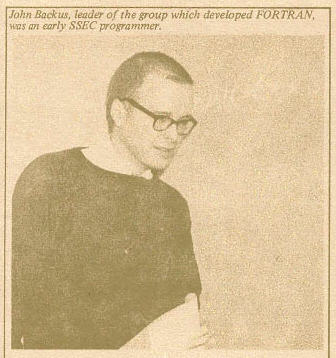 John Backus at the SSEC