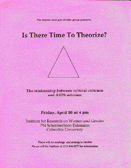 Stonewall 25: Case 11, Lesbian & Gay Studies Group at Columbia