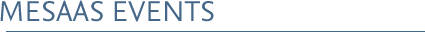 MESAAS Events