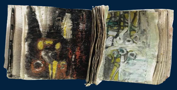 Anna Boghiguian, No Name Book, 1995.