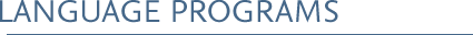 Language Programs