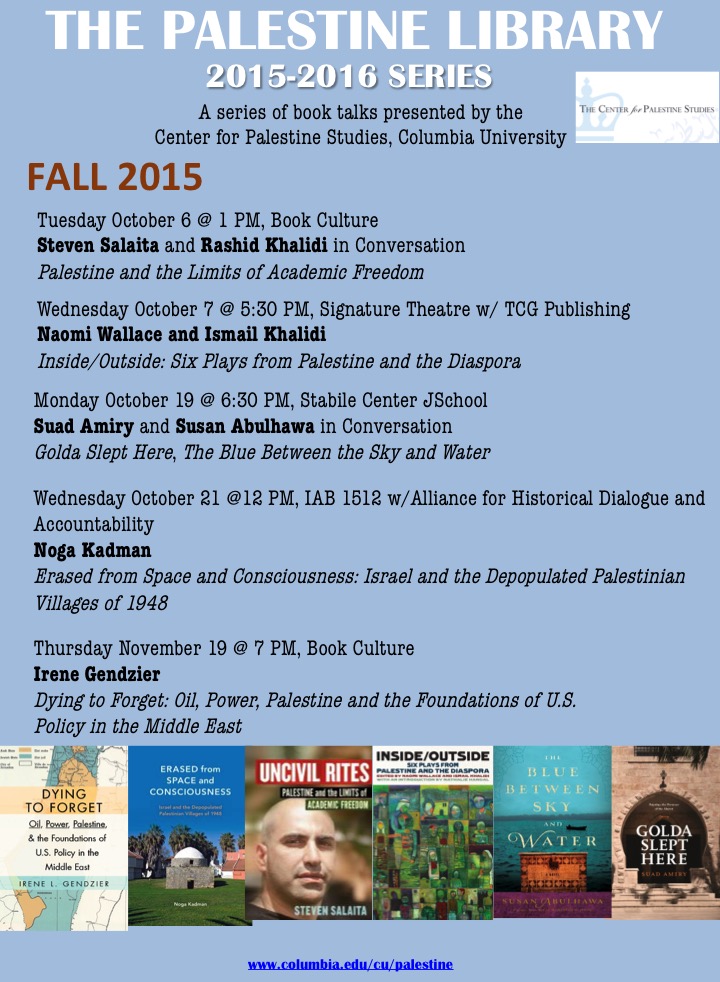 Center for Palestine Studies | Featured Event and Videos