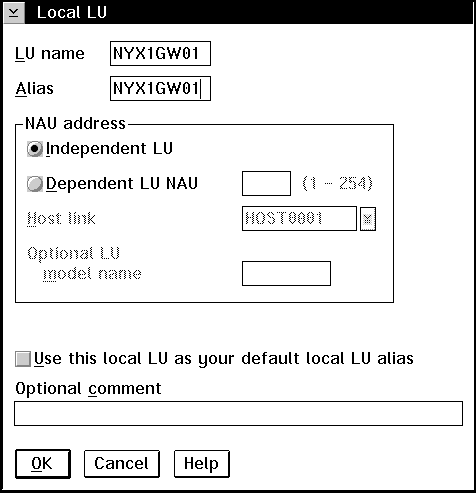 This is a diagram of the SNA Features List panel.