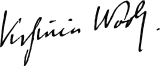 Virginia Woolf's Signature