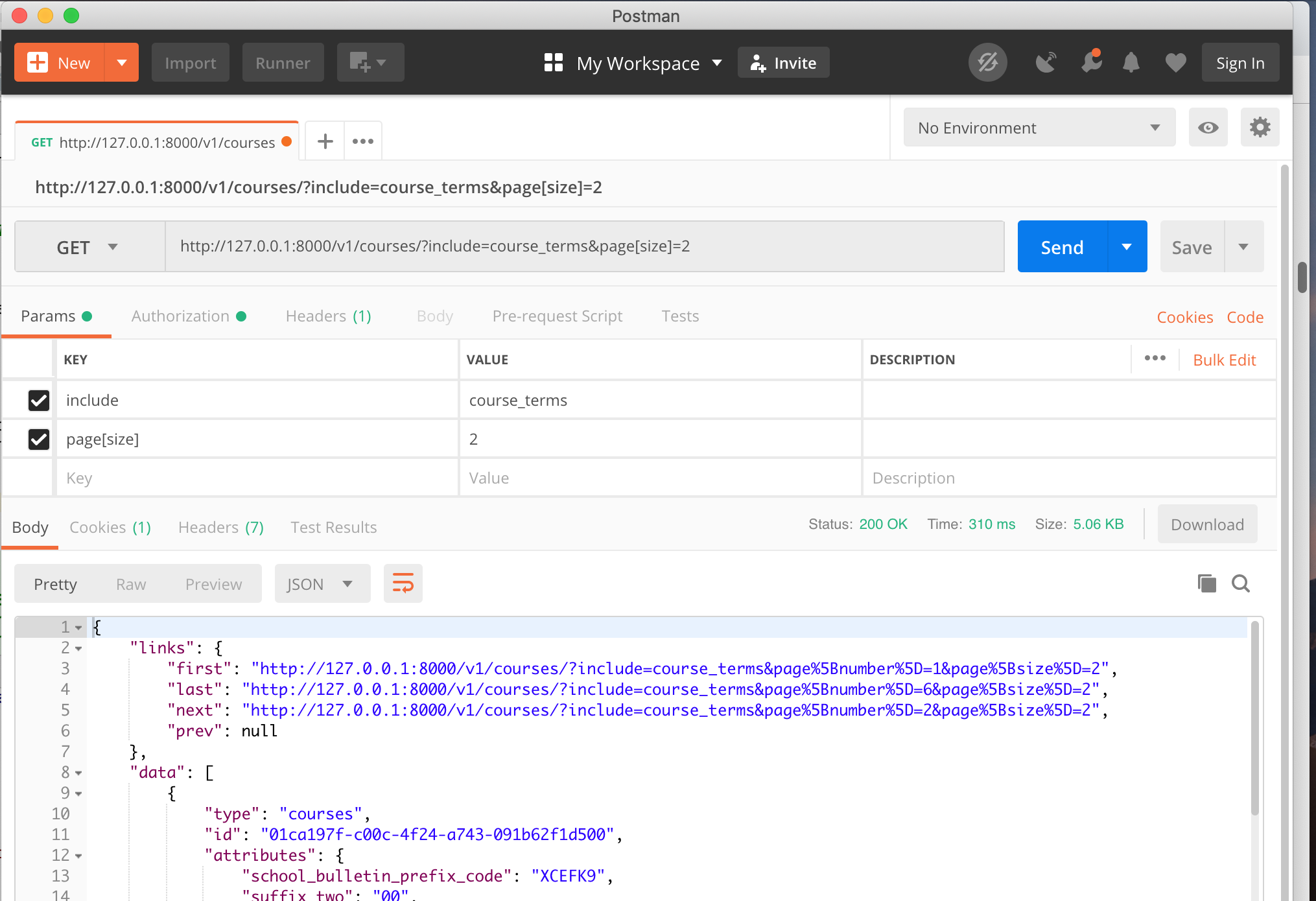 Sample Json Api Link