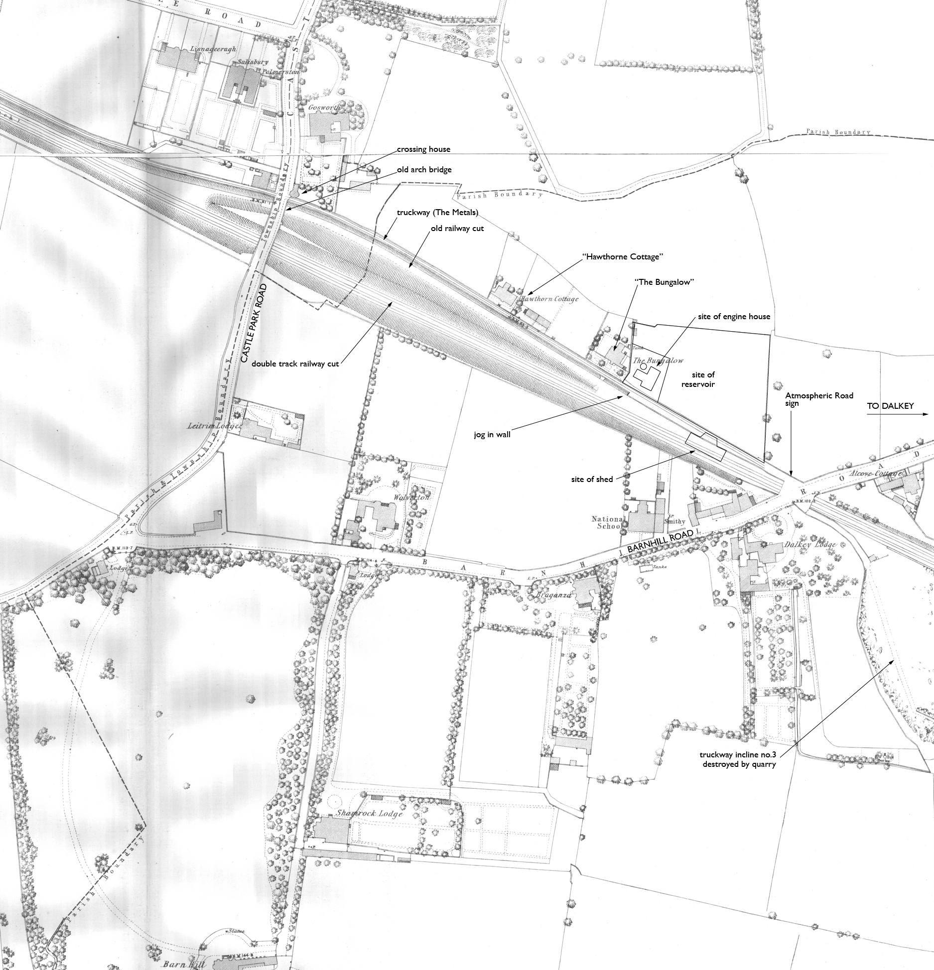 Dalkey map