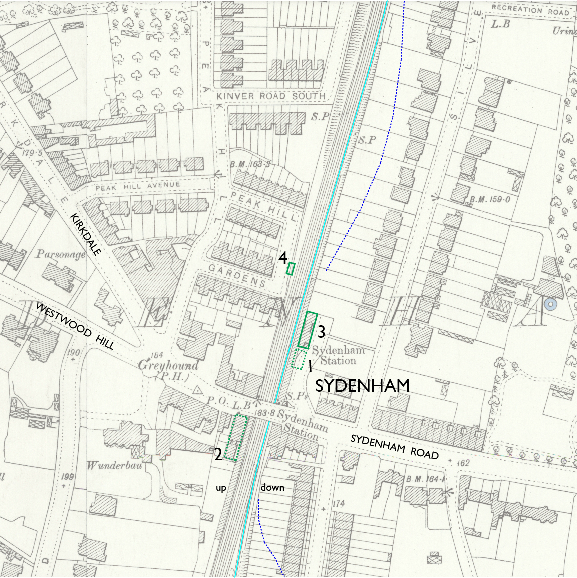 Sydenham OS map