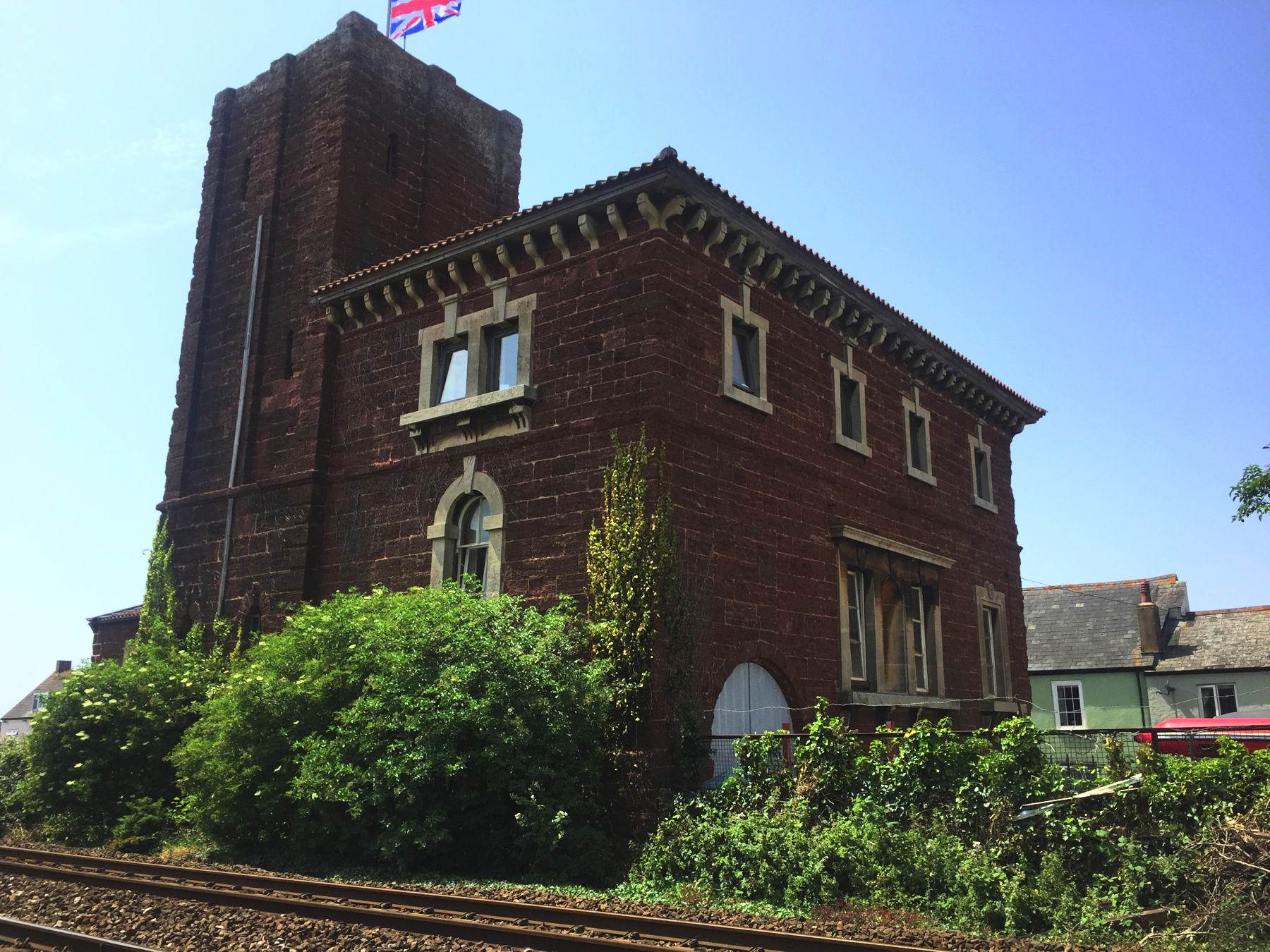 engine house from the pier