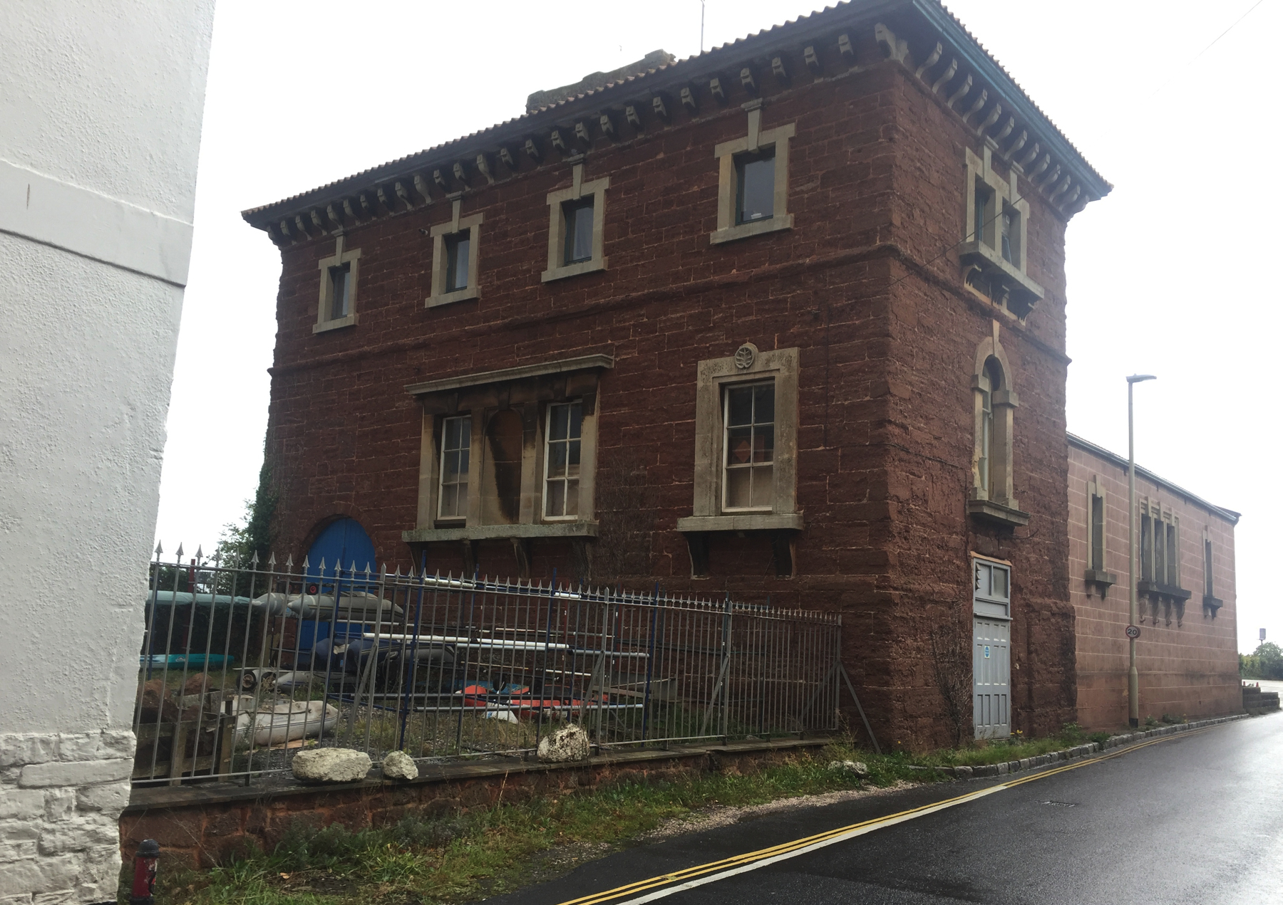 engine house from the street