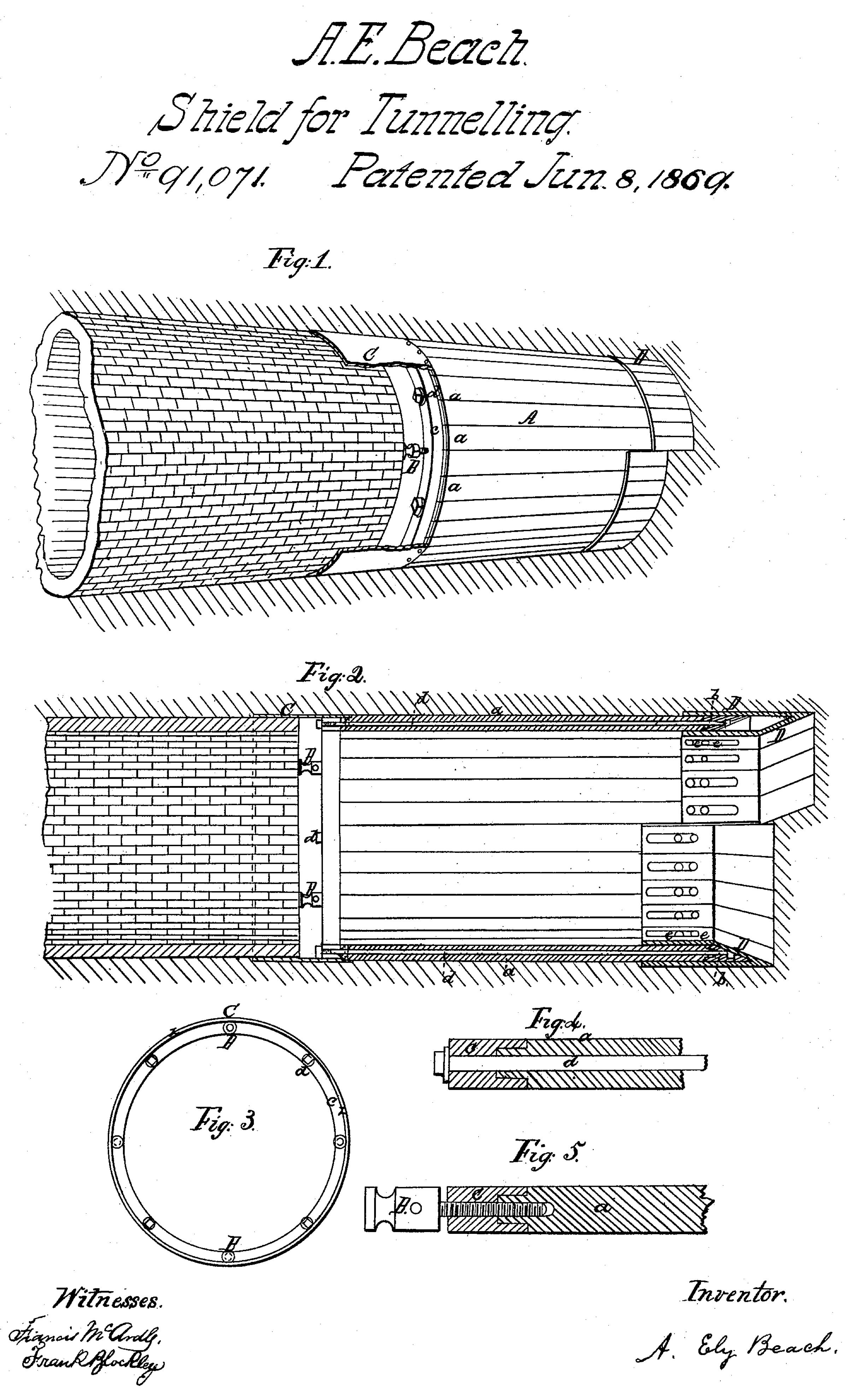 Beach patent