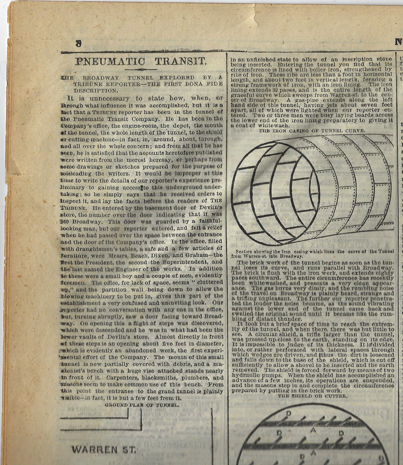 Tribune article
