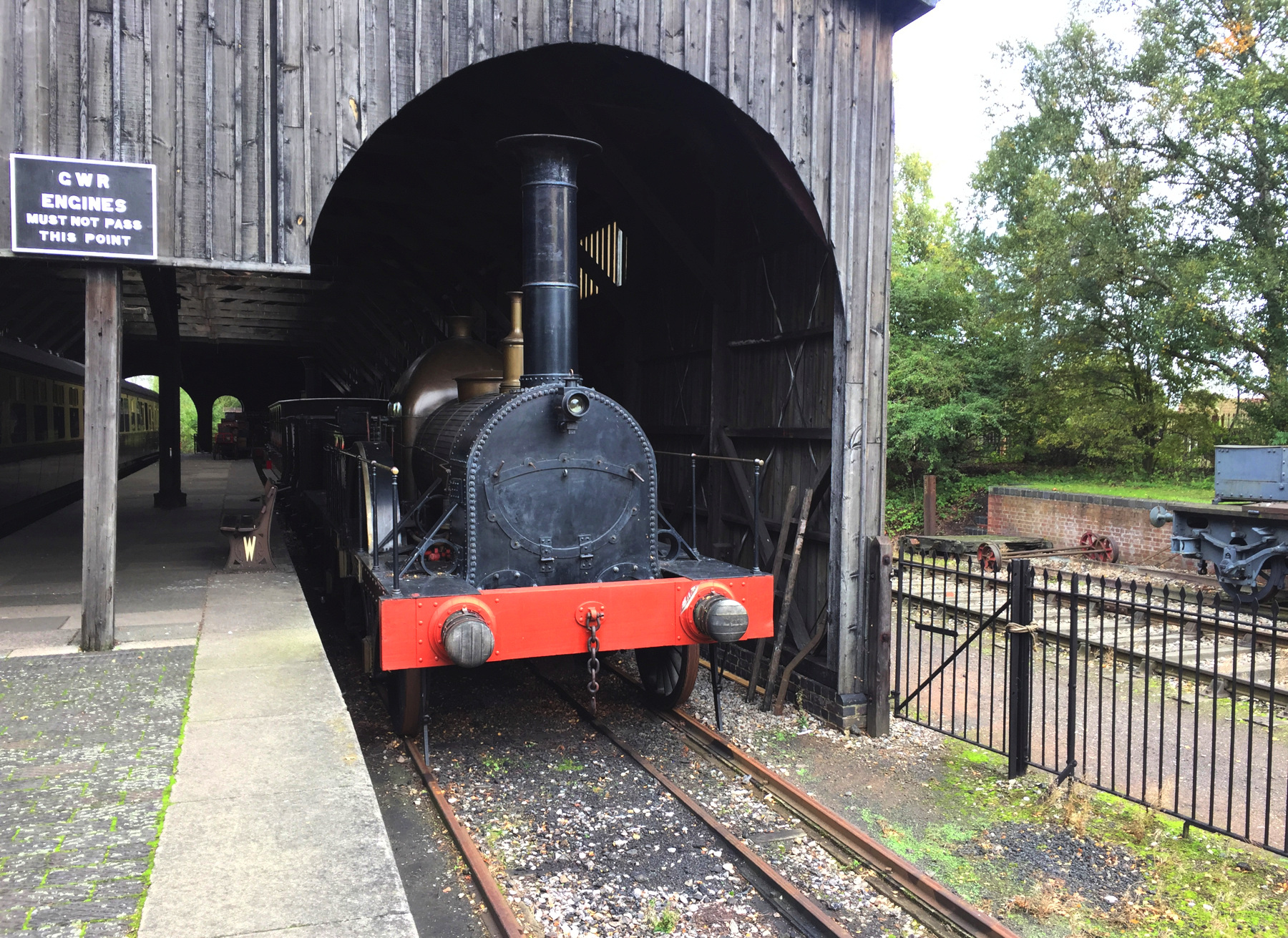 Replica broad gauge engine
