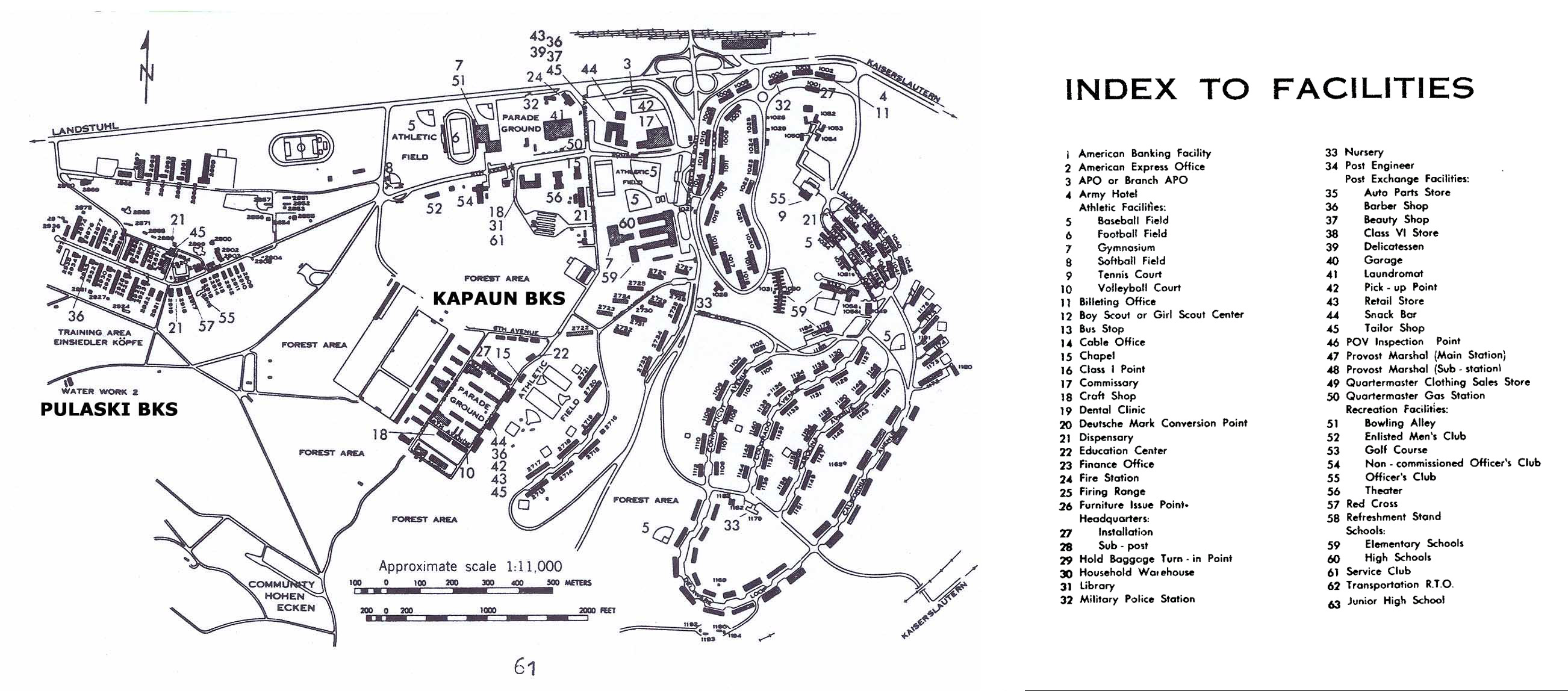 Kapaun Barracks Map