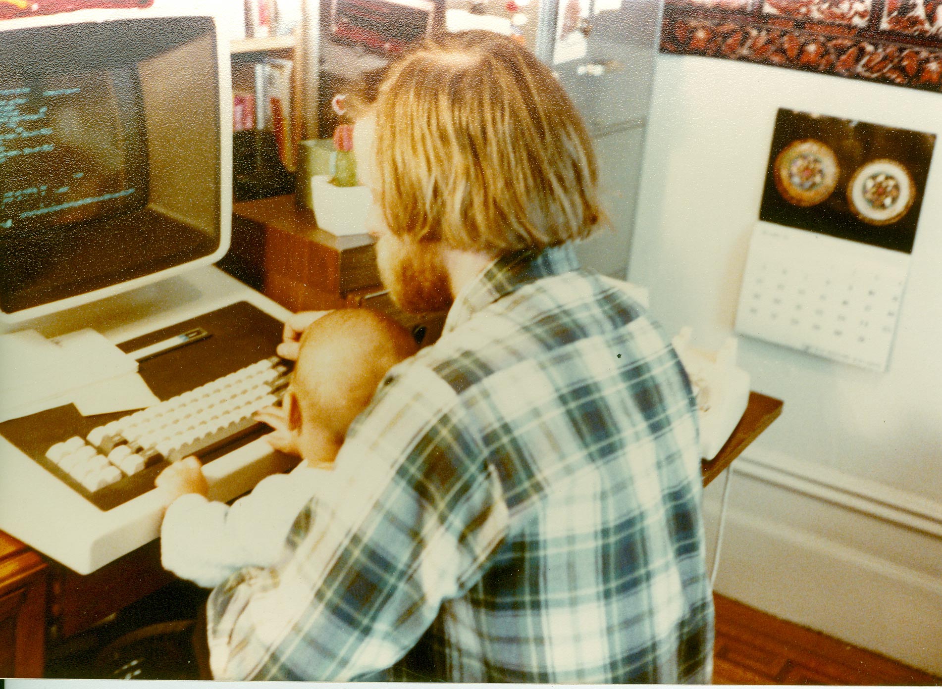 Working at home 1977